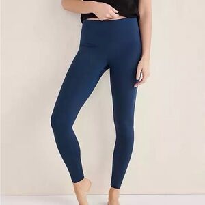 LOFT Women Leggings XL Rayon‎ Nylon High Rise Modern Noir Minimalist Athleisure